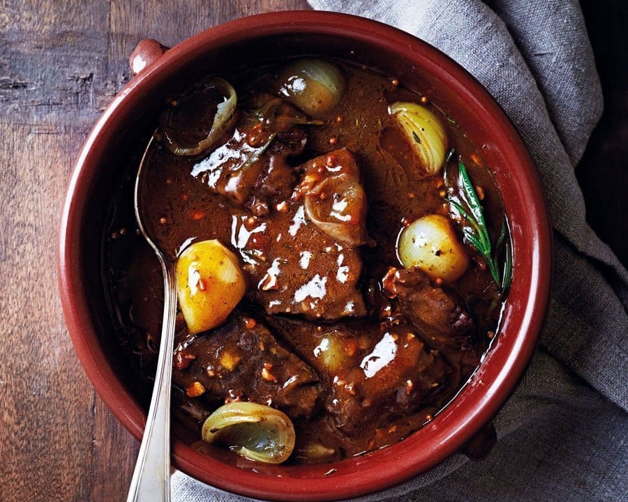 Slow-cooked beef cheek in red wine - appetite magazine