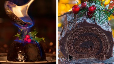 Food Fight: Christmas pudding vs Bouche de Noel