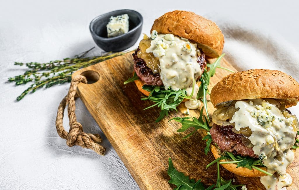 Venison burgers with blue cheese appetite magazine