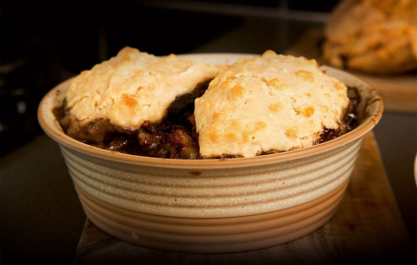 Game casserole and herb dumplings appetite magazine