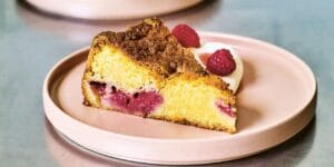 Peach Raspberry Cake