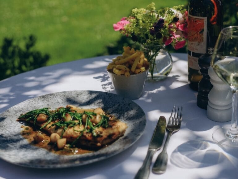 Eshott Hall summer menu
