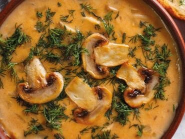 Hungarian mushroom soup