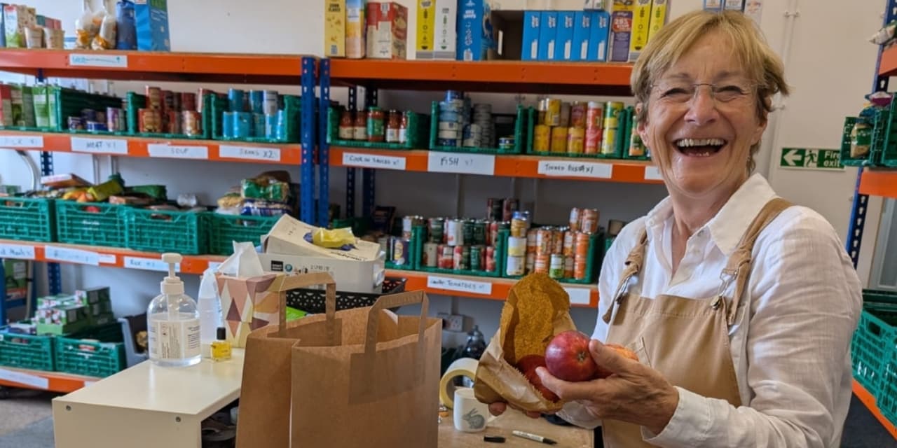 A WNFB volunteer