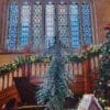 Matfen Hall at Christmas time