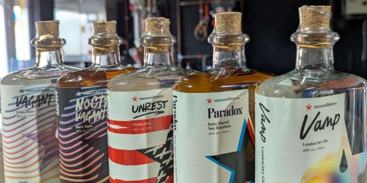 Moonshiners Institute bottles