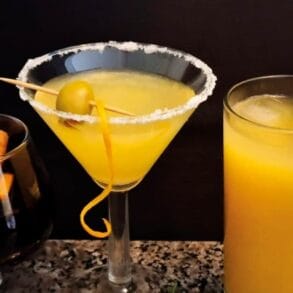 Orange cocktails