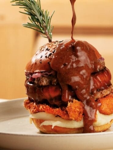 The Christmas moist maker burger