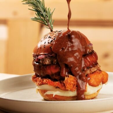 The Christmas moist maker burger