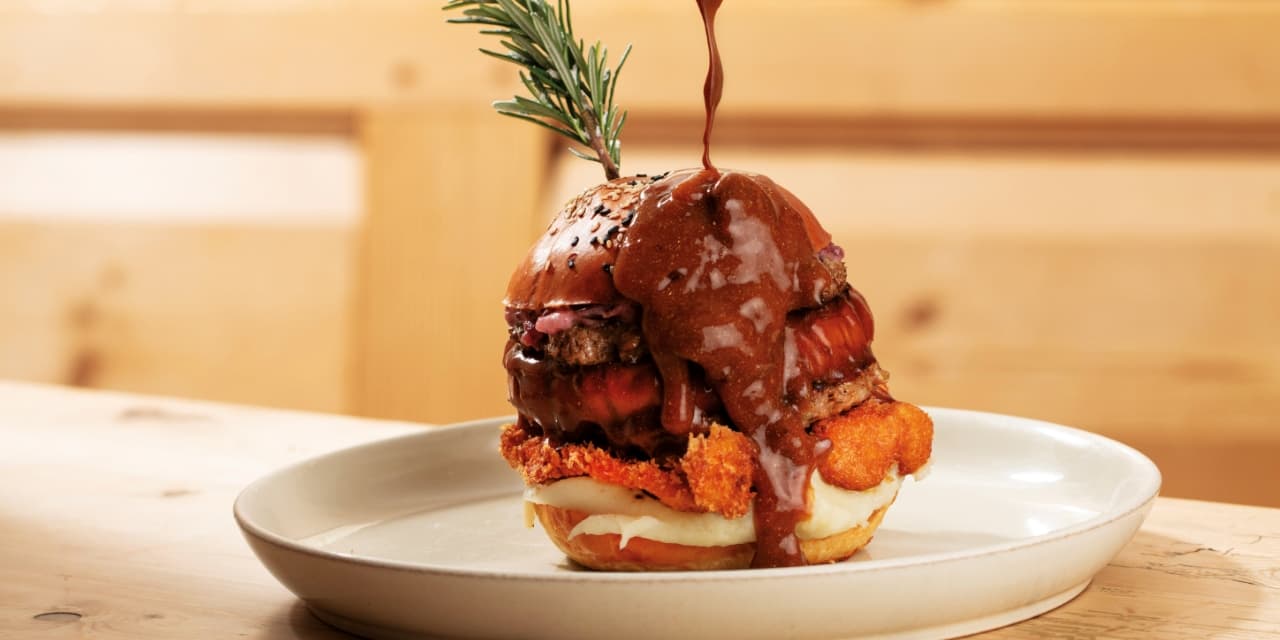 The Christmas moist maker burger