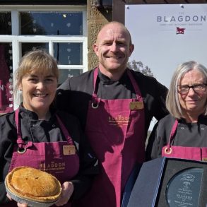 The Blagdon Farm Shop team – Jo Celerier, Nicky Brown and Michelle Slater