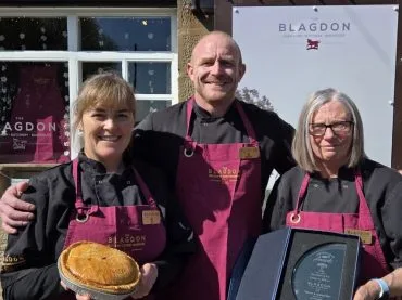 The Blagdon Farm Shop team – Jo Celerier, Nicky Brown and Michelle Slater