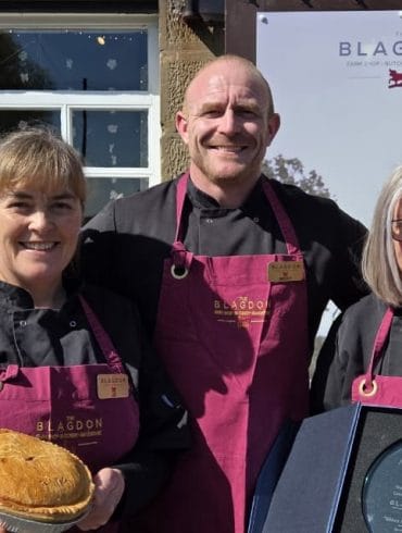 The Blagdon Farm Shop team – Jo Celerier, Nicky Brown and Michelle Slater