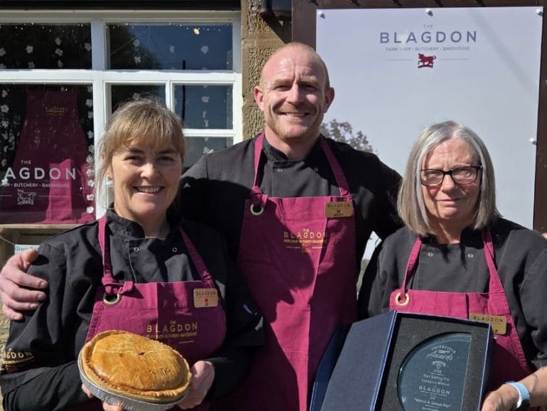 The Blagdon Farm Shop team – Jo Celerier, Nicky Brown and Michelle Slater