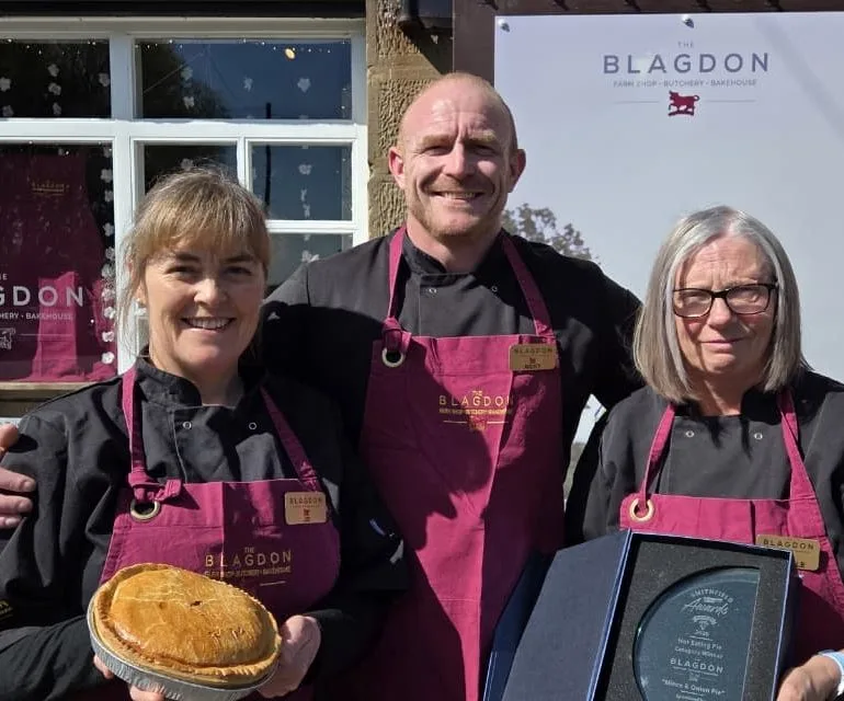 The Blagdon Farm Shop team – Jo Celerier, Nicky Brown and Michelle Slater