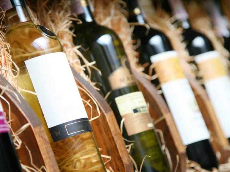 Wine bottles