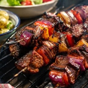 Nicholsons Butchers’ Sticky Northumbrian BBQ Beef Kebabs